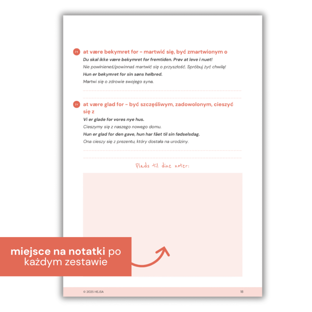 "100 præpositionsudtryk, które warto znać!" - e-book + fiszki