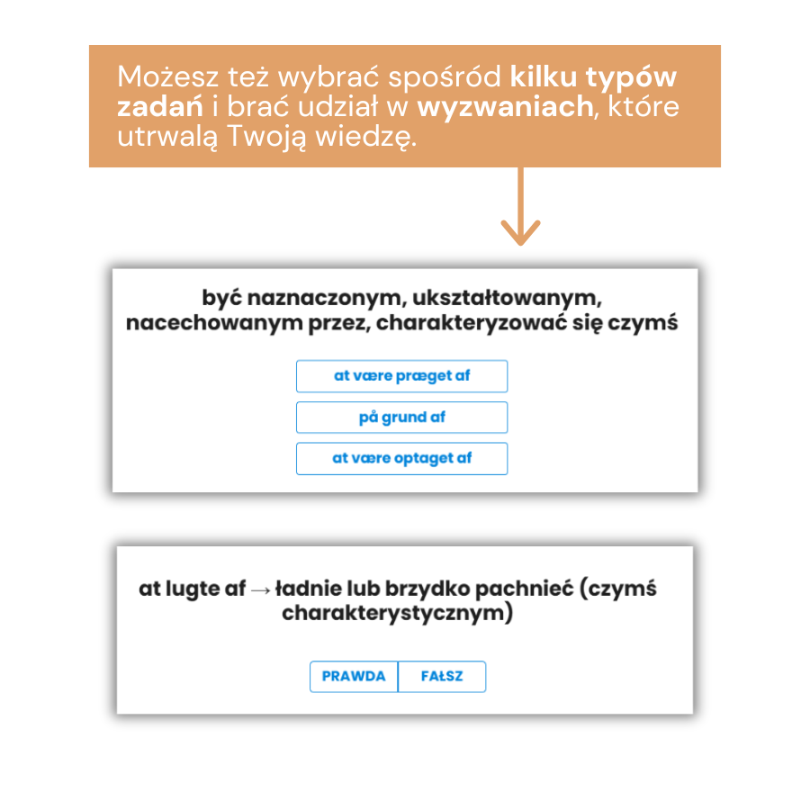 “100 præpositionsudtryk, które warto znać!” - część 2 - e-book + fiszki